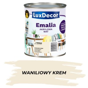 LUXDECOR Emalia akrylowa waniliowy krem 0,75L MAT 