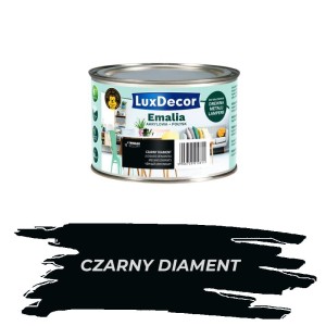 LUXDECOR Emalia akrylowa czarny diament 0,4L POŁYSK