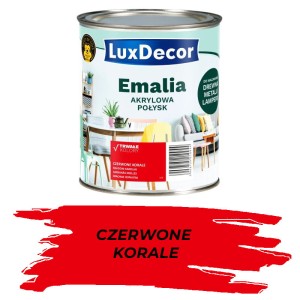 LUXDECOR Emalia akrylowa czerwone korale 0,75L POŁYSK