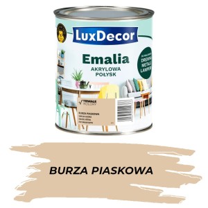 LUXDECOR Emalia akrylowa burza piaskowa 0,75L POŁYSK