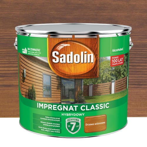 Sadolin impregnat Classic Hybrydowy Drzewo Wiśniowe 9L