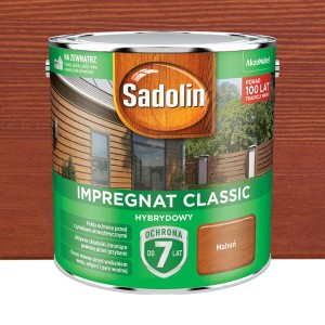 Sadolin Impregnat Classic Hybrydowy Mahoń 2,5L