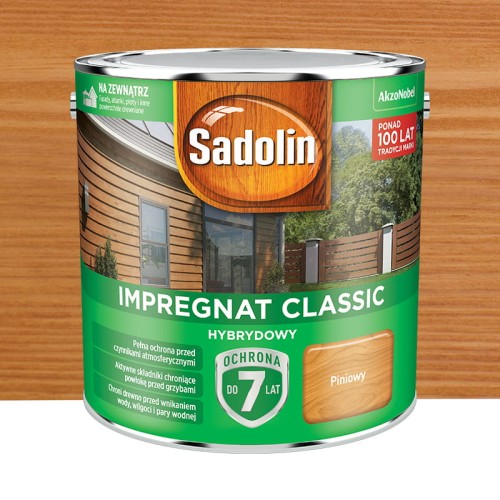 Sadolin Impregnat Classic Hybrydowy Piniowy 2,5L