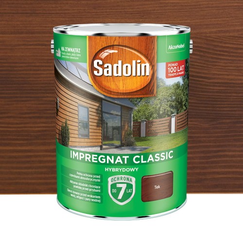 Sadolin Impregnat Classic Hybrydowy Tek 4,5L