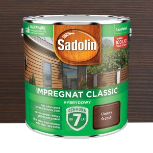 Sadolin Impregnat Classic Hybrydowy Ciemny Orzech 2,5L