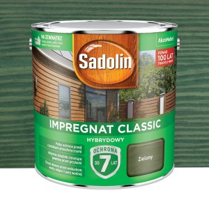 Sadolin Impregnat Classic Hybrydowy Zielony 2,5L