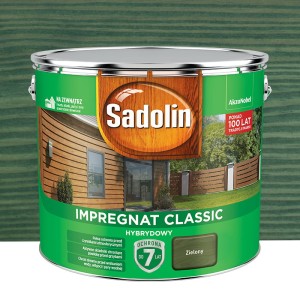 Sadolin Impregnat Classic Hybrydowy Zielony 9L