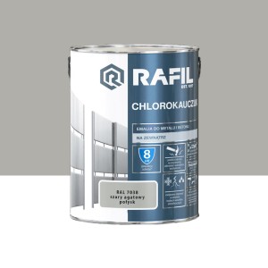 RAFIL Emalia Chlorokauczukowa szary agatowy połysk RAL7038 5L