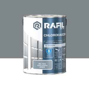RAFIL Emalia Chlorokauczukowa szary ciemny połysk RAL7046 5L