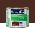 ŚNIEŻKA SUPERMAL Emalia olejno-ftalowa brązowy połysk RAL8016 0,2L
