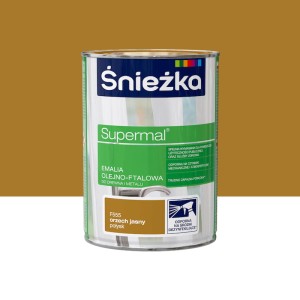 ŚNIEŻKA SUPERMAL Emalia olejno-ftalowa orzech jasny połysk F555 0,8L