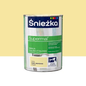 ŚNIEŻKA SUPERMAL Emalia olejno-ftalowa kość słoniowa połysk F570 0,8L