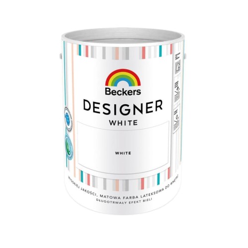 BECKERS DESIGNER WHITE 5L BIAŁY