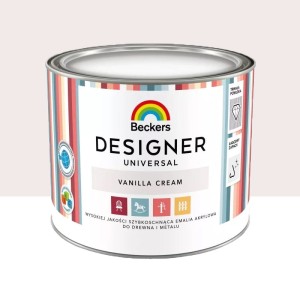 Beckers Designer Universal Emalia do Drewna i Metalu Vanilla Cream 0,5L