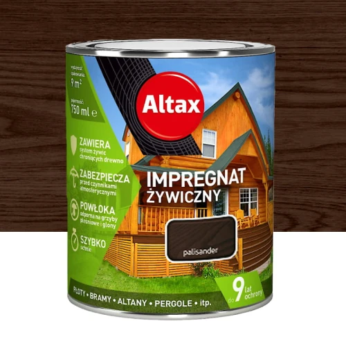 ALTAX IMPREGNAT ŻYWICZNY 0,75L PALISANDER