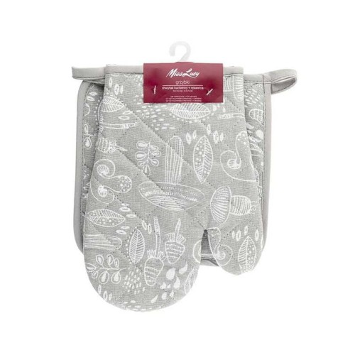 FLORINA Rękawica i łapka kuchenna Miss Lucy Grzybki