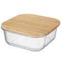 FLORINA Pojemnik do żywności 1,2l bambusowa pokrywka