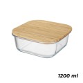 FLORINA Pojemnik do żywności 1,2l bambusowa pokrywka