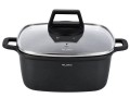 FLORINA Garnek aluminiowy Chef kwadratowy 28 x 28 x 10,7 cm 5,8 l