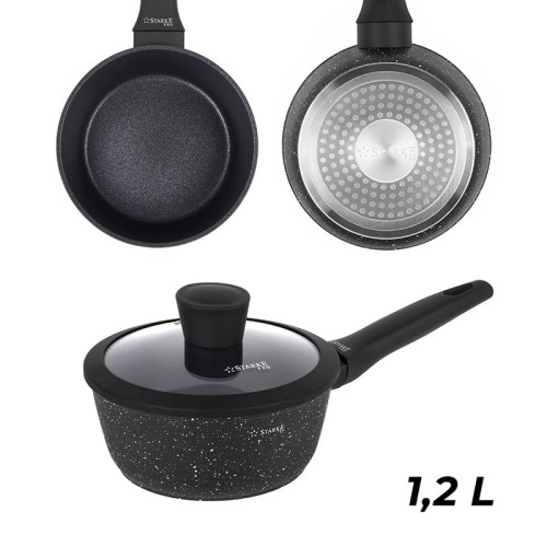 STARKE PRO Rondel non-stick z pokrywką Sirius 1,2 l