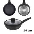 STARKE PRO Patelnia non-stick z pokrywką Sirius 24 cm
