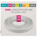 DPM Kabel koncentryczny antenowy RG6 1mm CCA 25m karton