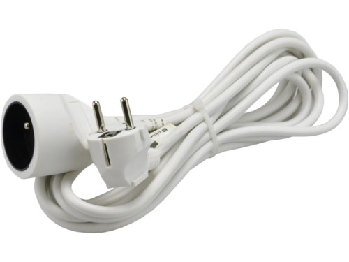 DPM Przedłużacz 1 gniazdo biały 5m 2300W