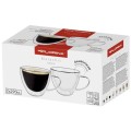 FLORINA Szklanki termiczne z uchem MALACHIT 2x270 ml