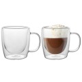 FLORINA Szklanki termiczne z uchem MALACHIT 2x400 ml