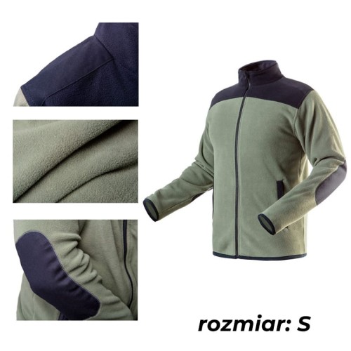 NEO TOOLS Bluza polarowa wzmacniana CAMO r. S