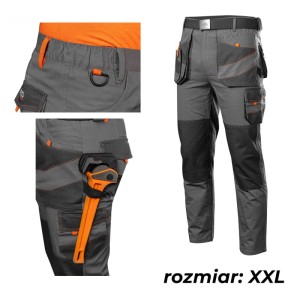 NEO TOOLS Spodnie robocze  100% COTTON r. XXL