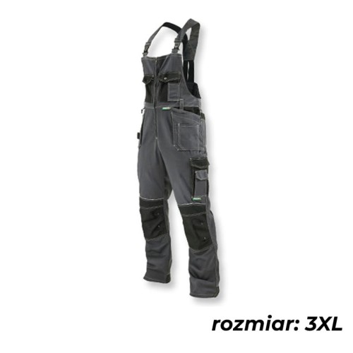 STALCO Spodnie robocze ogrodniczki ALLROUND LINE r. 3XL