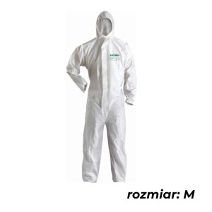 STALCO Kombinezon ochronny MICROPOROUS biały r. M