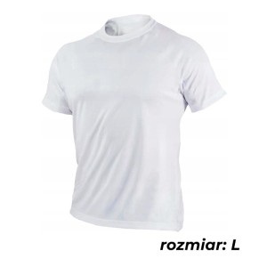 STALCO Koszulka t-shirt BONO 100% bawełna biała r. L