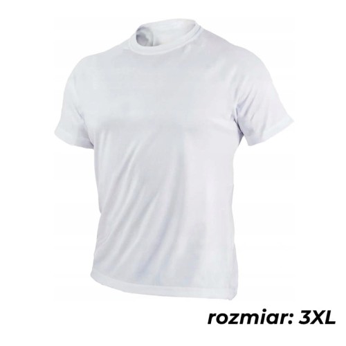 STALCO Koszulka t-shirt BONO 100% bawełna biała r. 3XL