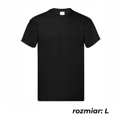 STALCO Koszulka t-shirt BONO 100% bawełna czarna r. L