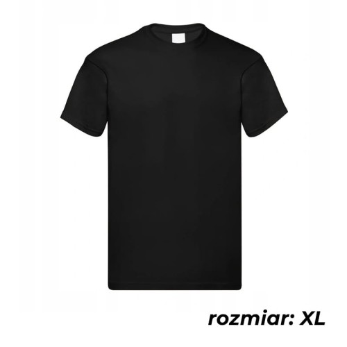 STALCO Koszulka t-shirt BONO 100% bawełna czarna r. XL