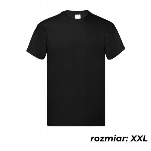 STALCO Koszulka t-shirt BONO 100% bawełna czarna r. XXL