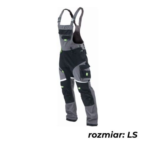 STALCO Spodnie robocze ogrodniczki HEAVYLINE r. LS