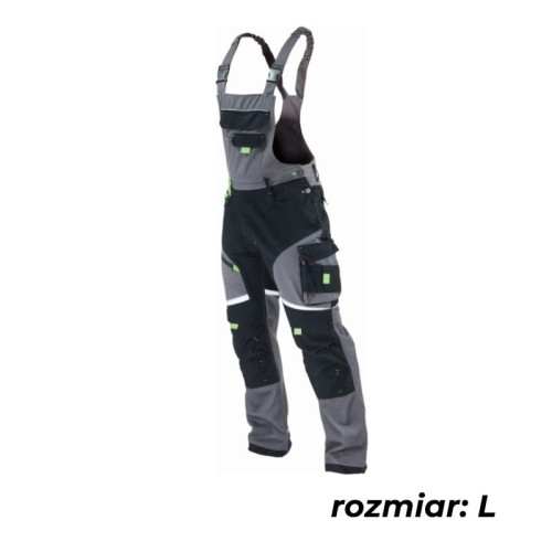 STALCO Spodnie robocze ogrodniczki HEAVYLINE r. L