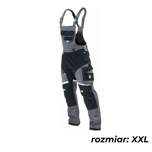STALCO Spodnie robocze ogrodniczki HEAVYLINE r. XXL