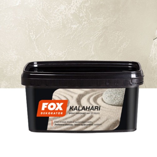FOX FARBA dekoracyjna KALAHARI, SABULUM kolor 0002 1L