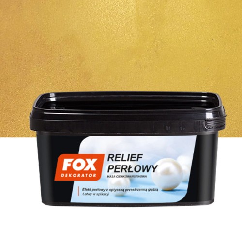 FOX RELIEF PERŁOWY GOLD kolor 0001 1kg