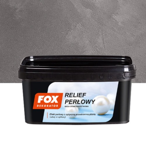 FOX RELIEF PERŁOWY GREY kolor 0003 1kg