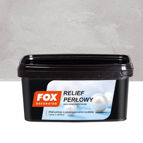FOX RELIEF PERŁOWY SILVER kolor 0002 1kg