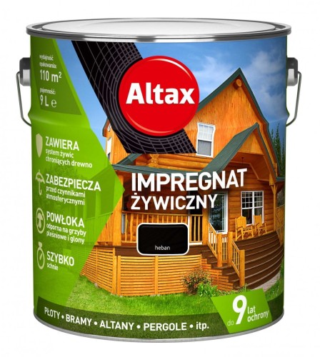 ALTAX IMPREGNAT ŻYWICZNY 9L HEBAN