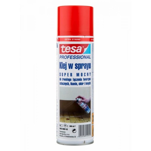 TESA KLEJ W SPRAYU SUPER MOCNY 500ML BARDZO SILNY
