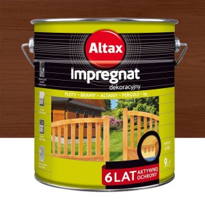 ALTAX Impregnat dekoracyjny 9L brąz 