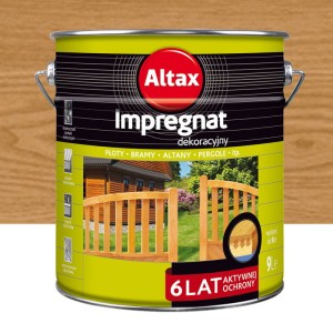 ALTAX Impregnat dekoracyjny 9L dąb