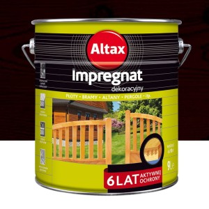 ALTAX Impregnat dekoracyjny 9L heban